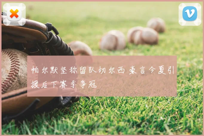 帕尔默坚称留队切尔西 豪言今夏引援后下赛季争冠